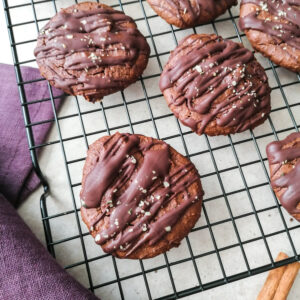 Schnelle Kichererbsen Lebkuchen Cookies