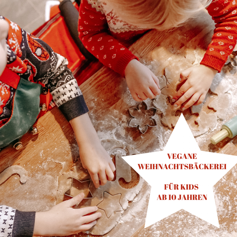 Vegane Weihnachtsbäckerei für Kids ab 10 Jahren