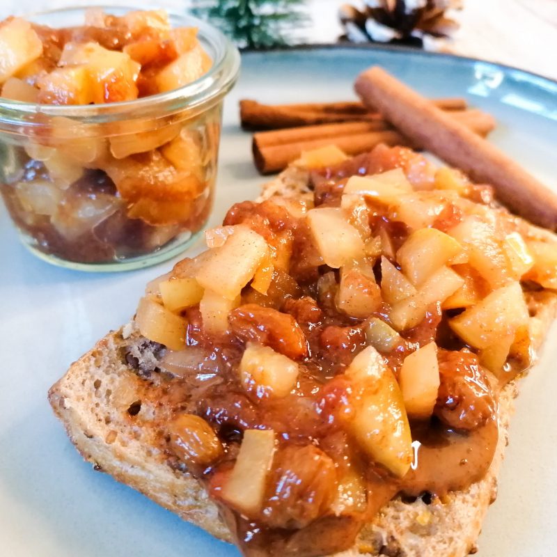 Gesunde Bratapfel Marmelade