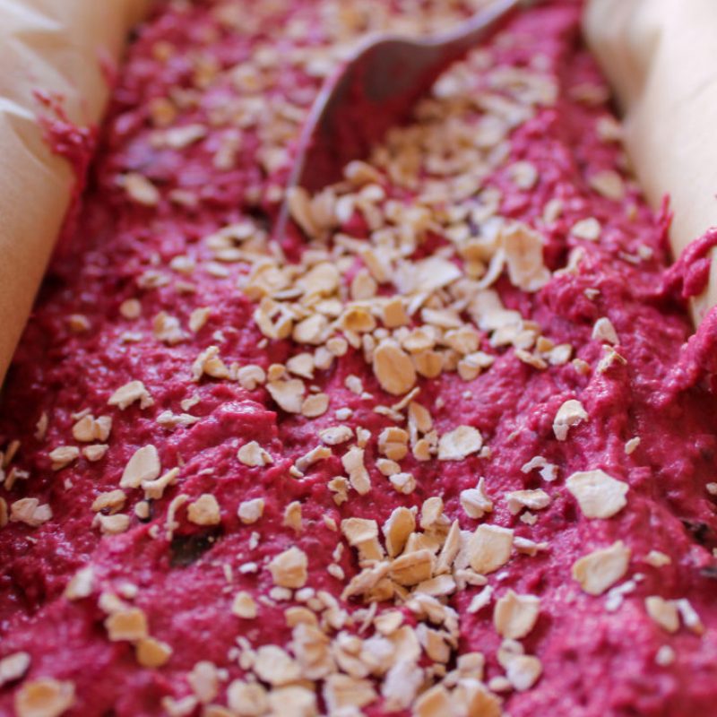 Rote Beete Dinkel-Brot mit Kürbis